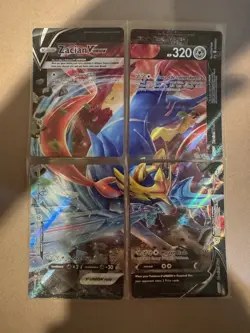 Zacian V-Union SWSH163-166 Full Set - SWSH: Black Star Promo - Pokemon TCG NM - Image 1