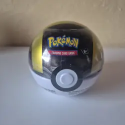 Pokemon TCG PokeBall Tin - Ultra Ball D24 - Sealed New 3 Booster Packs - Image 1