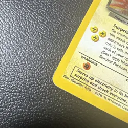 2000 Pokemon Team Rocket Dark Raichu Holo #83/82 - Image 4