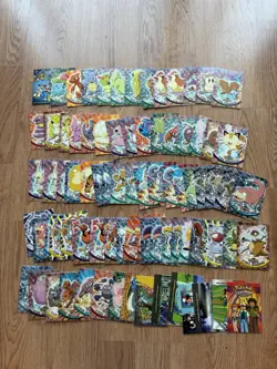 Vintage (1999) Topps Pokemon TV Animation Series LOT of 87 - NM - Image 1