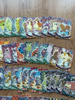 Vintage (1999) Topps Pokemon TV Animation Series LOT of 87 - NM - Image 3