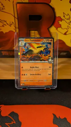 Pokemon TCG Ethan's Typhlosion 34/182 Destined Rivals Stamped Promo - Image 1