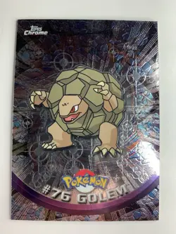 2000 Topps Chrome Pokemon Series 1 #76 Golem FREE COMBINED SHIPPING - Image 1