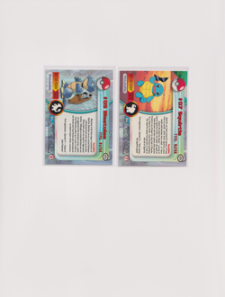 #09 Blastoise #07 Squirtle Pokemon Topps Tv Animation Series 1999 Near Mint - Image 2