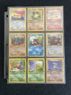 1st Edition Jungle Set - COMPLETE Common & Uncommon Set - #33-64 - NM - Pokemon - Image 3