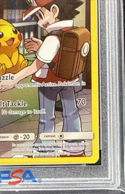 Pokemon Pikachu 241/236 Secret Rare Sun & Moon Cosmic Eclipse PSA 9 - Image 5