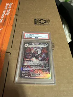Pokemon TCG Charizard EX Paldean Fates Sir 234/091 PSA Mint 9 Graded - Image 1