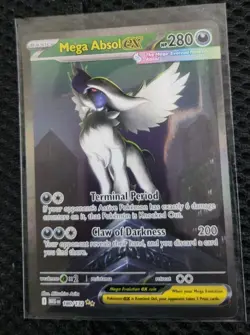 Mega Absol EX Secret Illustration Rare EN 180/132 - Mega Evolution Pokemon NM - Image 1