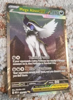 Mega Absol EX Secret Illustration Rare EN 180/132 - Mega Evolution Pokemon NM - Image 3