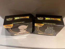 Pokemon TCG Mega Evolution ETB: Mega Lucario And Mega Gardevoir 2 pair/pack - Image 4
