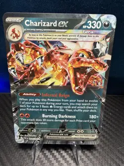 Charizard ex 054/091 Pokemon TCG NM Double Rare SV Paldean Fates - Image 1