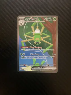 Pokemon TCG Spidops ex Scarlet & Violet Base Set 243/198 Illustration Rare NM - Image 1