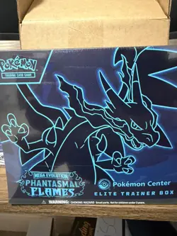 Pokemon Center Mega Evolution Phantasmal Flames Elite Trainer Box ETB - Image 1