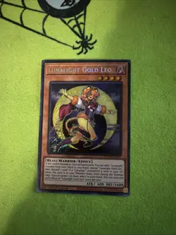 Yugioh 1x Lunalight Gold Leo DUAD-EN005 Duelist's Advance Secret Rare 1st Ed NM - Image 1
