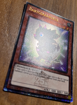Babycerasaurus | RA04-EN131 | Quarter Century Secret Rare | 1st Ed | YuGiOh Mint - Image 4