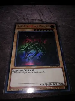 Yugioh Red Eyes Black Dragon Ghost Rare 1st Edition GFP2-EN179 Joey MINT - Image 1