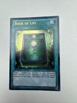 YUGIOH - Book of Life - LCJW-EN211 1st Edition Ultra Rare Holo VLP - Image 1