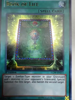 YUGIOH - Book of Life - LCJW-EN211 1st Edition Ultra Rare Holo VLP - Image 2
