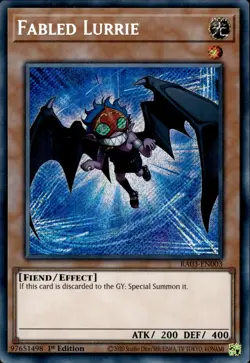 Fabled Lurrie - Secret Rare 1st Edition RA03-EN003 - NM - YuGiOh - Image 1