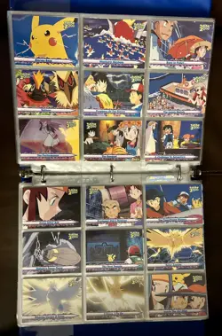 TOPPS POKEMON THE MOVIE 2000 - COMPLETE NON FOIL CARD SET Blue logo - Image 2