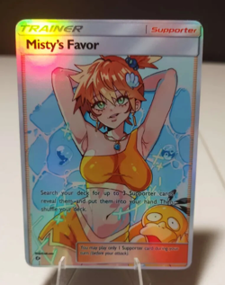 Misty HOLOGRAPHIC Anime Waifu Card Doujin ACG Goddess - Image 1