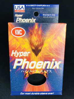 100 KMC HYPER PHOENIX (BLACK) SLEEVES! Pokemon / MTG Standard Deck Cards Size - Image 1