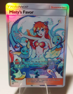 Misty HOLOGRAPHIC Anime Waifu Card Doujin ACG Goddess - Image 1