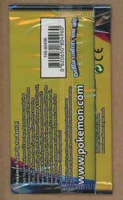 Pokemon Sun & Moon Team Up 3-Card Slim Booster Pack Factory Sealed - Image 2