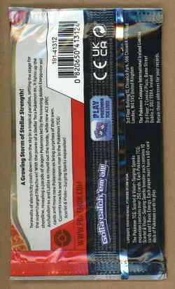Pokemon TCG Surging Sparks Booster Pack - 10 Cards Factory Sealed PIKACHUU - Image 2
