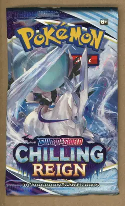 Pokemon TCG Chilling Reign Booster Pack - 10 Cards Factory Sealed BLAZIKENU - Image 1