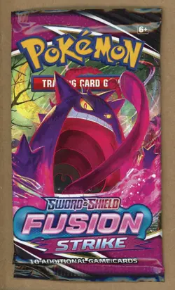 Pokemon TCG Fusion Strike Booster Pack - 10 Cards Factory Sealed GENGARU - Image 1