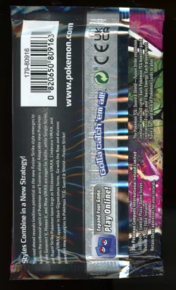 Pokemon TCG Fusion Strike Booster Pack - 10 Cards Factory Sealed GENGARU - Image 2