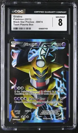 CGC 8 Giratina 2013 Black Star Promos BW74 Team Plasma (Box) Pokemon Card - Image 1