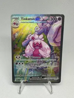 Pokemon TCG Tinkaton EX Scarlet & Violet Paldea Evolved Holo Card 262/193 - Image 1