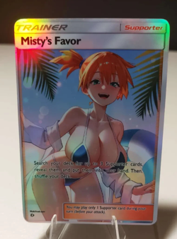 Misty HOLOGRAPHIC Anime Waifu Card Doujin ACG Goddess - Image 1