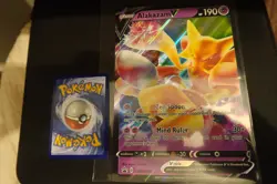 Alakazam V JUMBO Card SWSH083 Black Star Promo Pokemon NM/M - Image 1