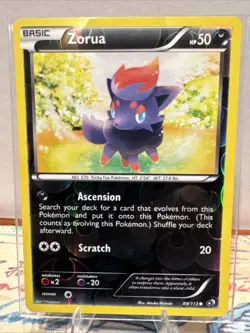 Pokemon TCG Zorua Card 89/113 Common B&W: Reverse Holo - Image 1