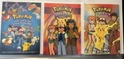 Vintage Pokemon Topps Cards TV animation series 1 series 2 series 3 blue logo - Image 1