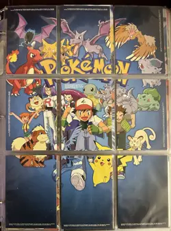 Vintage Pokemon Topps Cards TV animation series 1 series 2 series 3 blue logo - Image 2