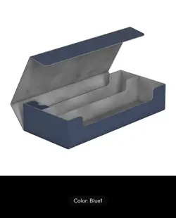Premium Trading Card Game Deck Storage Box Blue - Image 3