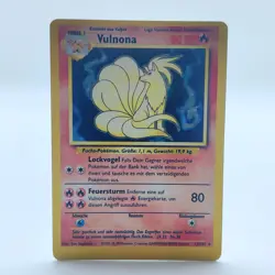 Pokemon TCG Karte Ninetales Vulnona 12/102 - Base Set Holo - Image 1