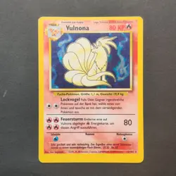 Pokemon TCG Karte Ninetales Vulnona 12/102 - Base Set Holo - Image 3