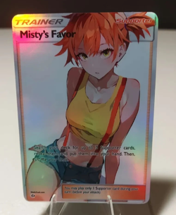 Misty HOLOGRAPHIC Anime Waifu Card Doujin ACG Goddess - Image 1