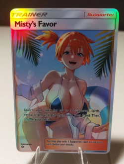 Misty HOLOGRAPHIC Anime Waifu Card Doujin ACG Goddess - Image 1