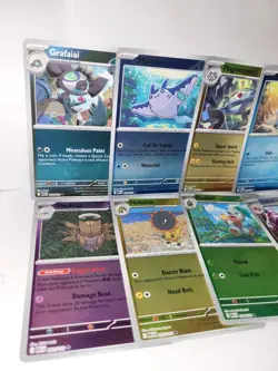 Mega Evolution Pokemon TCG English 8 Card reverse Holo Lot NM-M Pack Fresh - Image 2