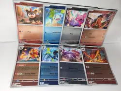 Mega Evolution Pokemon TCG English 8 Card reverse Holo Lot Evolution Line - Image 1