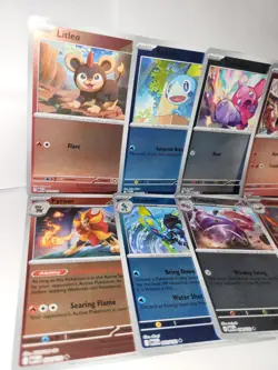 Mega Evolution Pokemon TCG English 8 Card reverse Holo Lot Evolution Line - Image 2