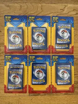 Lot of 6 Mystery POKEMON Pack of 20 Cards 1 Foil Card Factory Sealed UNOPENED 728192477089 - Image 1