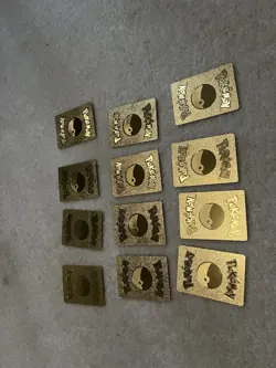 POKEMON GOLD FOIL FAN ART CARDS FULL SET RARE - Image 3