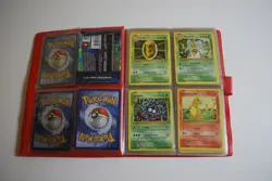 Vintage Pokemon Folder With Complete Non Holo Evolutions Set Rares Etc 72 Cards - Image 3